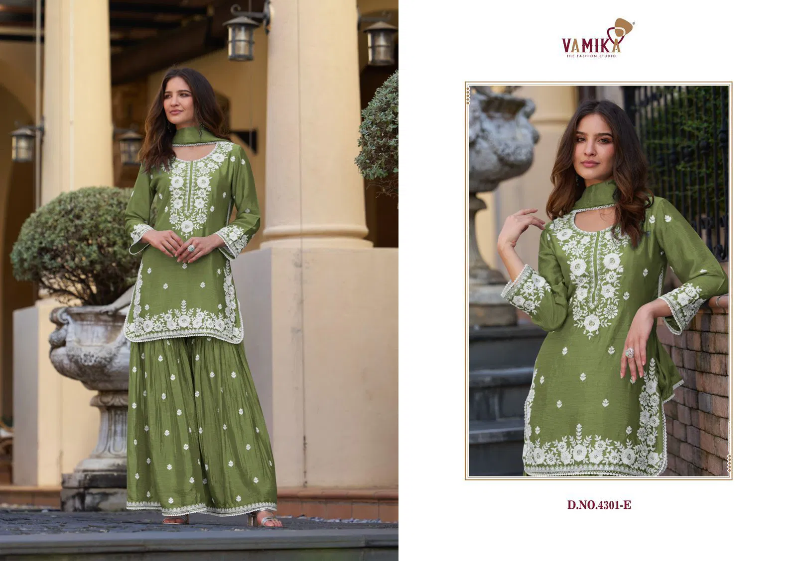Anamika Vol 2 By Vamika Chinon Readymade Suits Wholesale Price In Surat