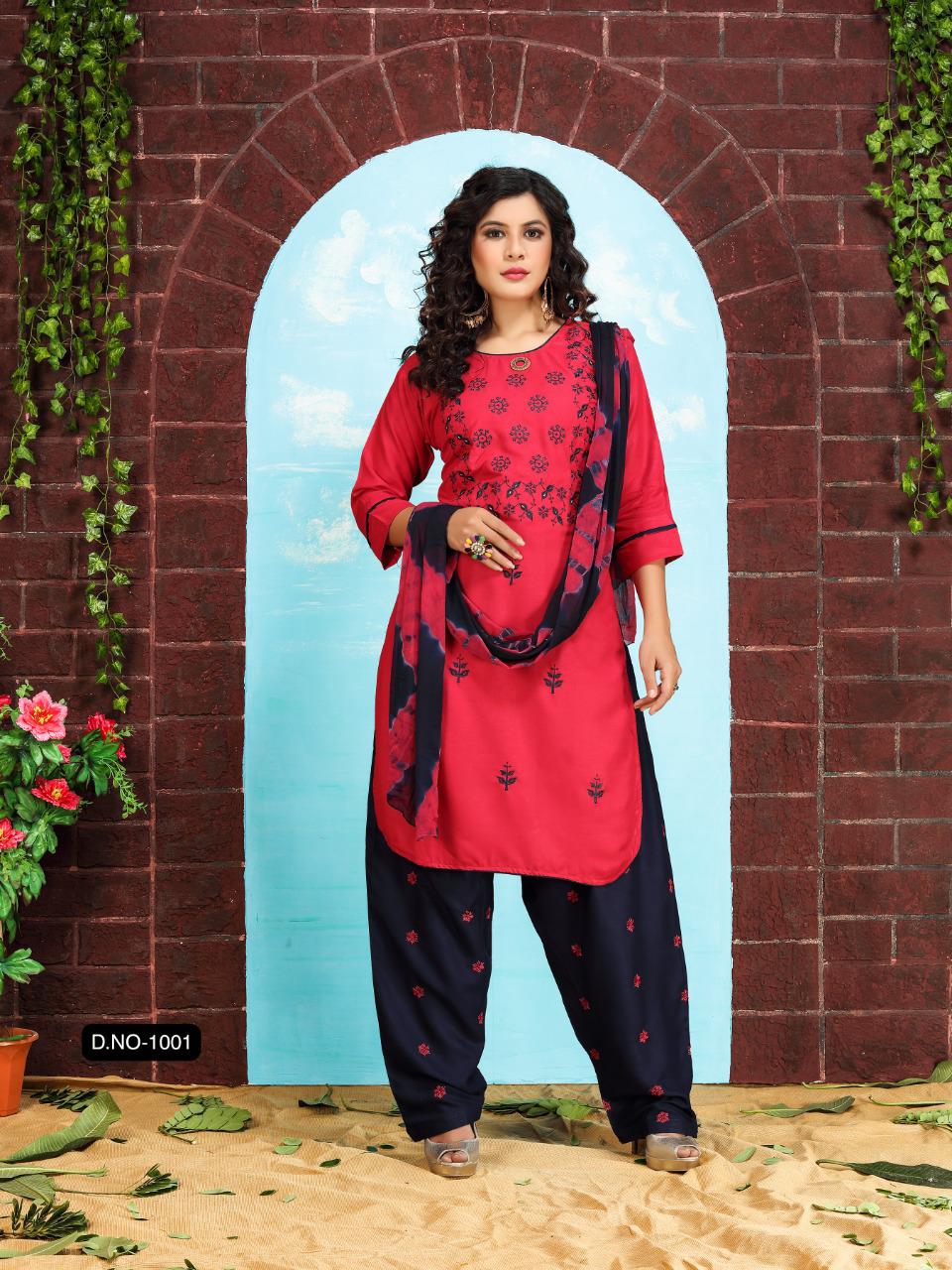 Ft Patiyala Style Vol 1 Latest Daily Wear Embroidered Patiyala Suit Collection  