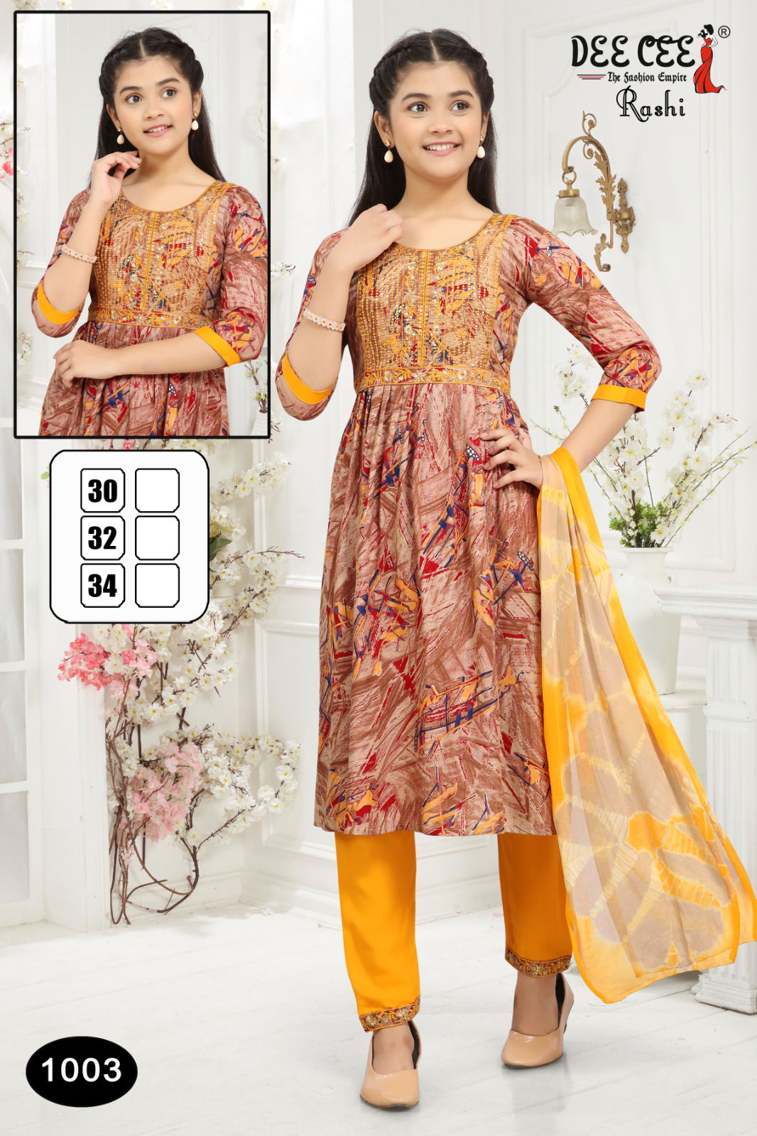 Rashi By Deecee Kids Girl Wear Kurti With Bottom Dupatta Suppliers In India