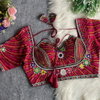 Fab Rangili Navratri Italian Silk Gamthi Embroidered Blouse Bulk Orders In India