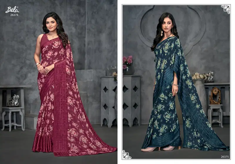 Christy Vol 21 By Bela Printed Saree Wholesale Clothing Suppliers In India