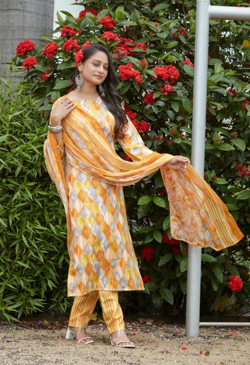Tanyaa P 132 Cotton Printed Kurti Bottom With Dupatta Online Wholesale