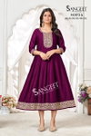 Sofia By Sangeet ichitra Blooming Silk Wholesale Anarkali Kurtis In India