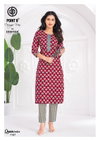 Queen India Vol 11 By Deeptex Cotton Printed Kurti With Bottom Wholesalers In Surat