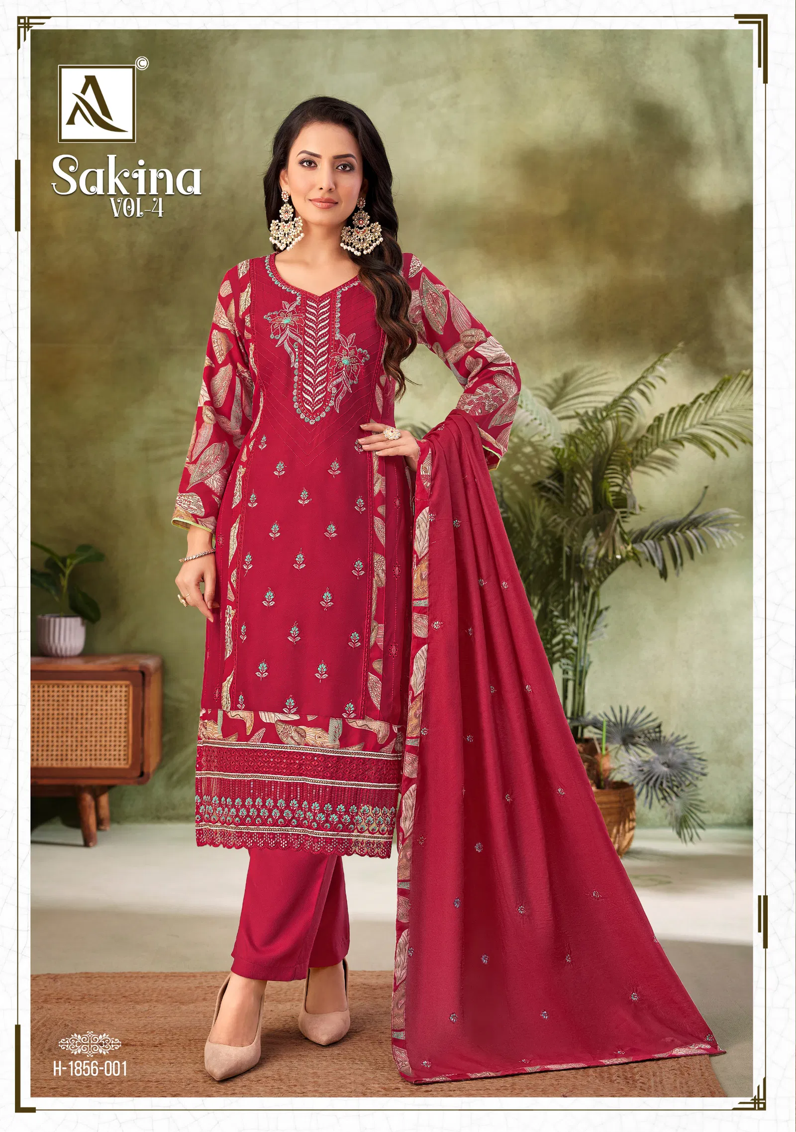Sakina Vol 4 By Alok Suit Viscose Rayon Dress Material Suppliers In India