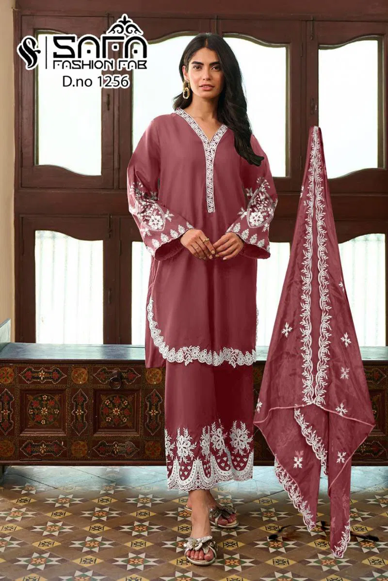 Safa Fashion Fab 1256 Colour Edition Readymade Pakistani Suit Online Wholesale