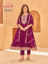 Jinkal By Aanchi Vichitra Silk Kurti With Bottom Dupatta Wholesale Online
