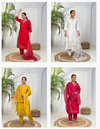 Naisha K 359 Roman Handwork Kurti With Pant And Dupatta Best Wholesale Shop In Surat