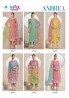Andrea By Vipul Organza With Embroidery Salwar Suits Wholesale Shop In Surat
