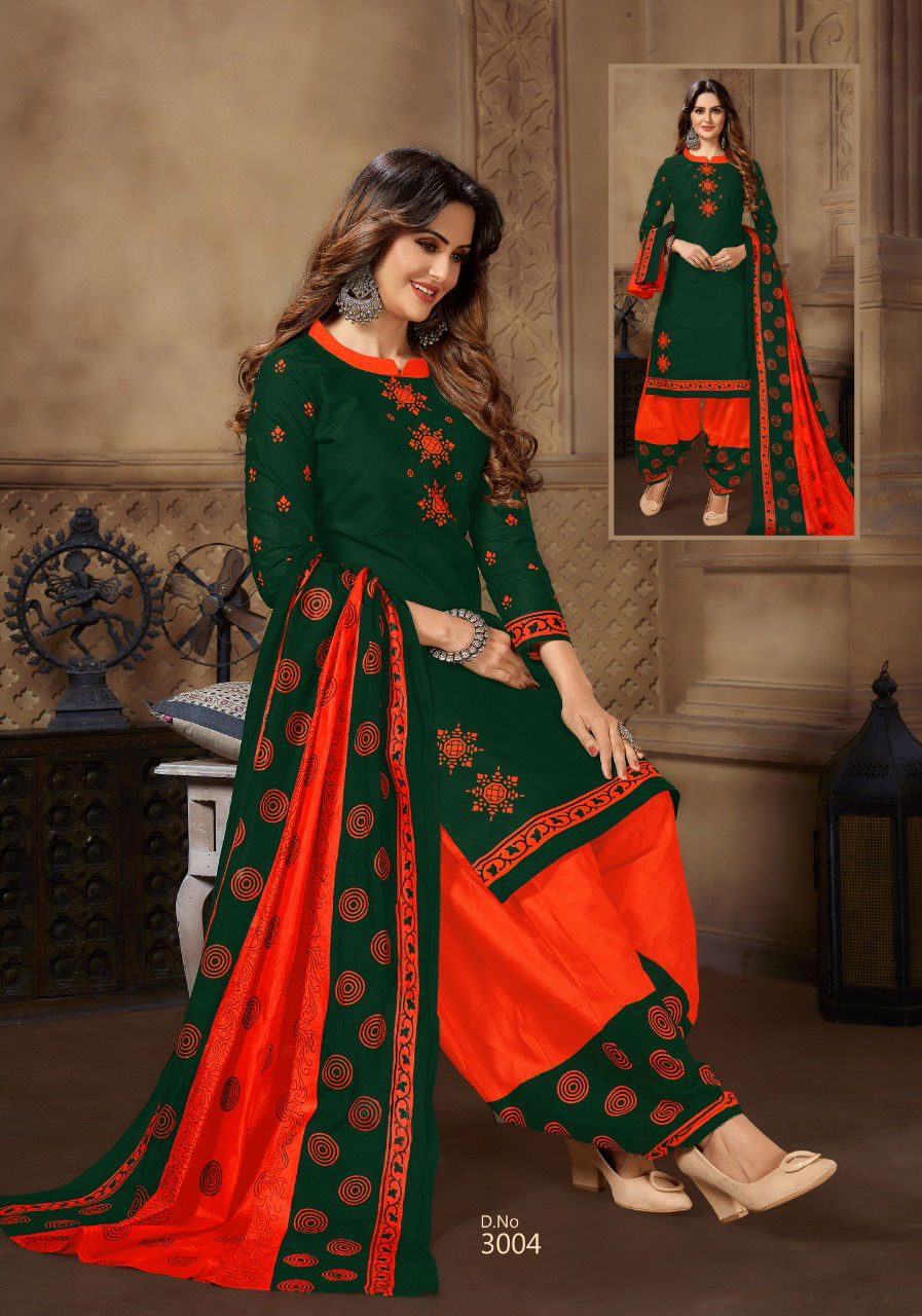 Sc Panetar 4th Edition With Lining Ethnic Wear Cotton Printed Ready Made Collection