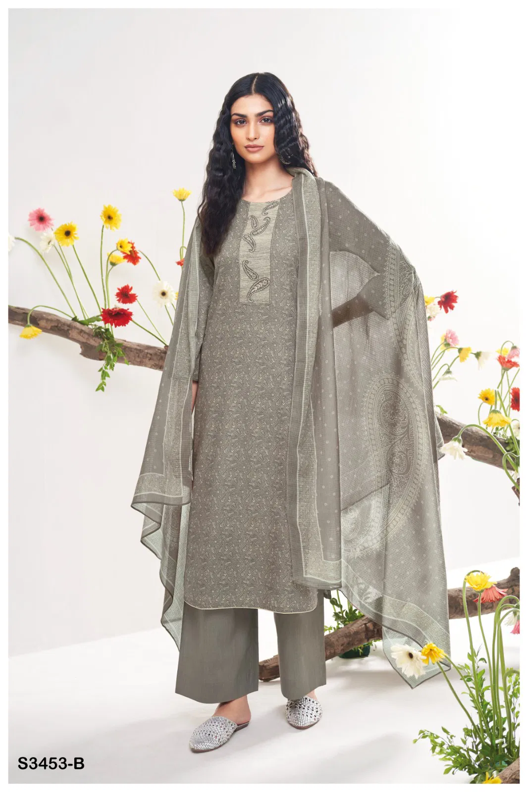 Deeandra 3453 By Ganga Cotton Printed Salwar Suit Surat Suppliers In India