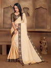 Sloka By Dhruvi Designer Vichitra Cotton Saree Wholesale In India