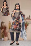 Vallika Girls Wear Kids Pant Set 9091 Vatican Printed Wholesale Price In Surat