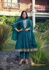 Shayra By Ossm Vichitra Silk Kurti With Bottom Dupatta Wholesalers In Surat