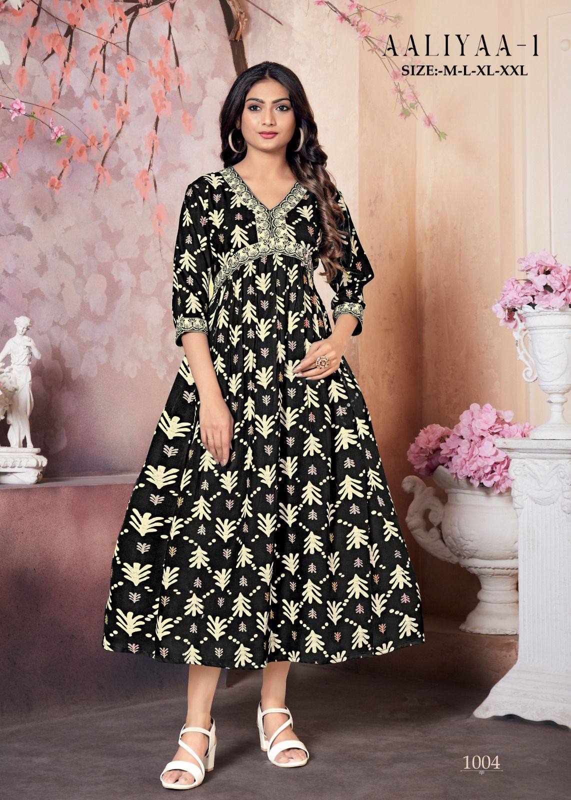 Aaliyaa 1 Alia Cut Printed Kurtis Wholesale Clothing Distributors In India