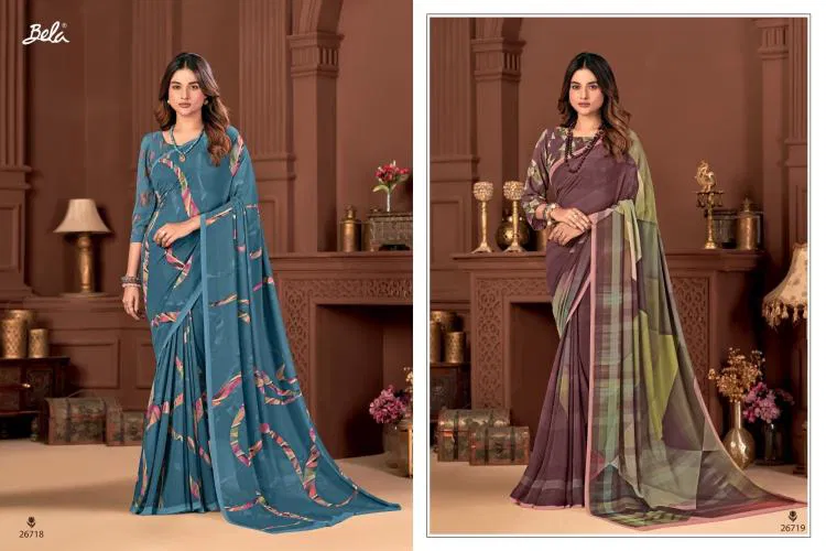 Cherish Vol 2 By Bela Fashion Weightless Stylish Saree Wholesale Market In Surat