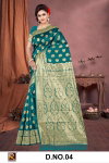 Ronisha 04 Mx Festive Wear Banarasi Jari Wedding Wear Saree Exporters In India
