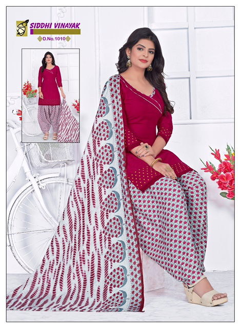 Siddhi Vinayak Patiyala Special 3 Latest Daily Wear Cotton Printed Dress Material Collection