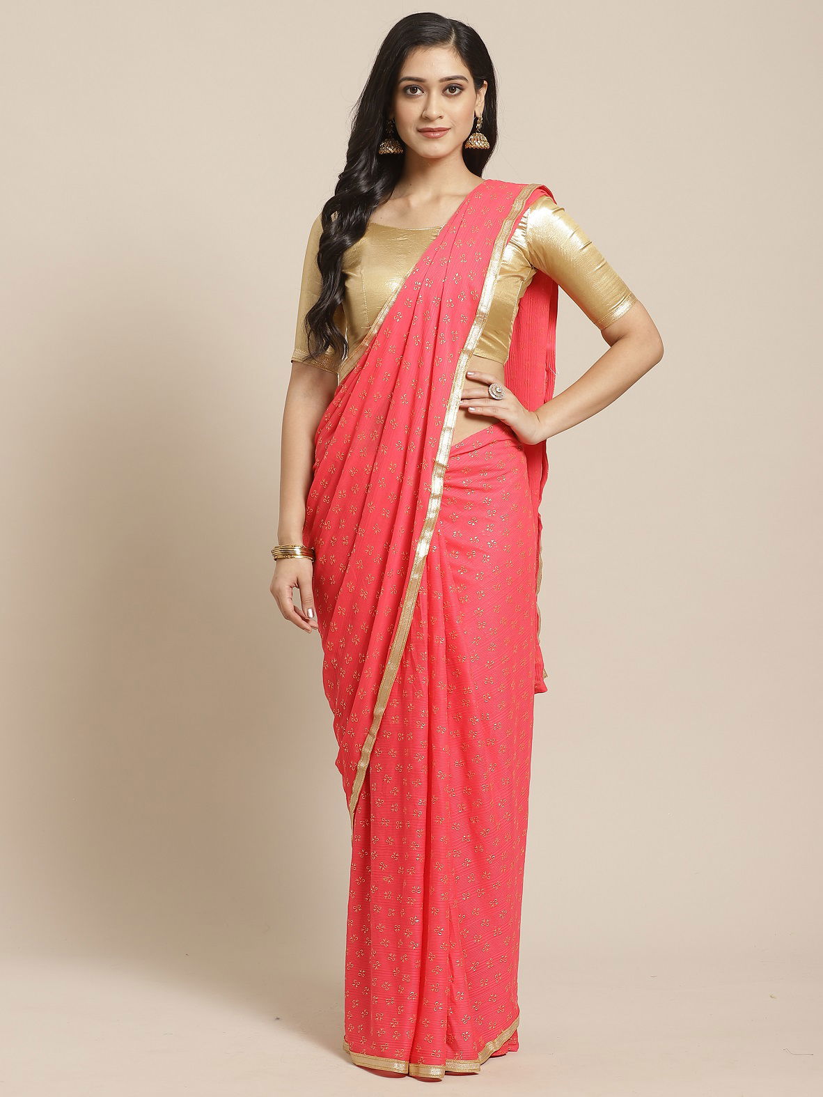 Grasia Casual Lycra Solid Designer Party Wear Saree Collection at Wholesale Price