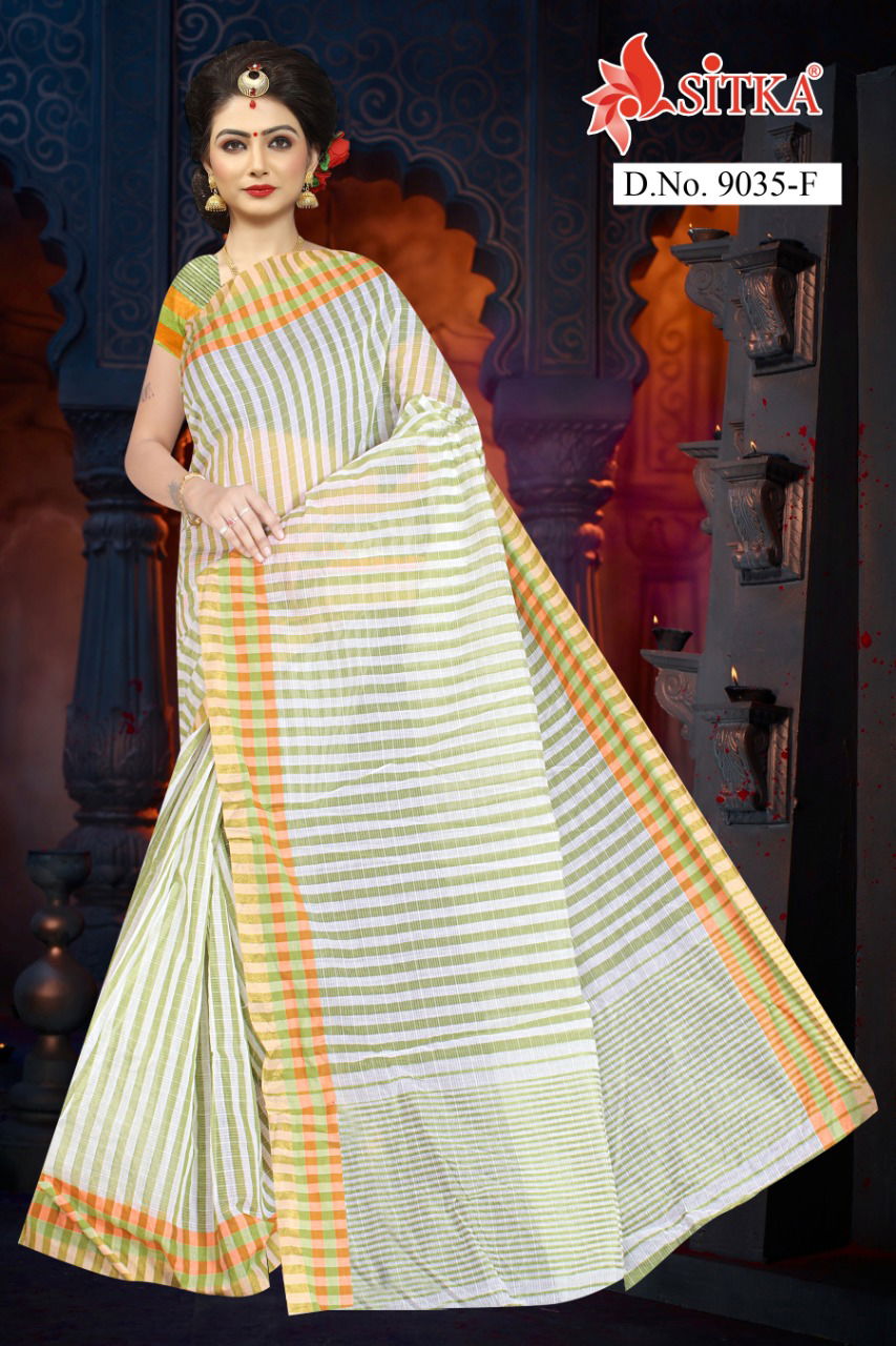 Deepa 9035 Latest Designer Casual Wear Poly Cotton Printed Sarees Collection
