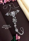AD Diamond Silver And Rose Gold Hath Panja Accessories Catalog