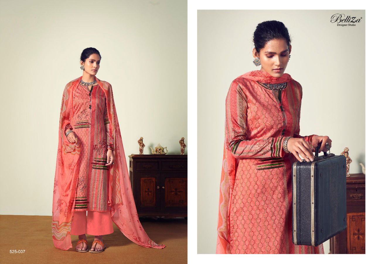 Belliza Muskaan Latest Fancy Casual Wear jam cotton Digital Printed Designer Dress Material Collection
