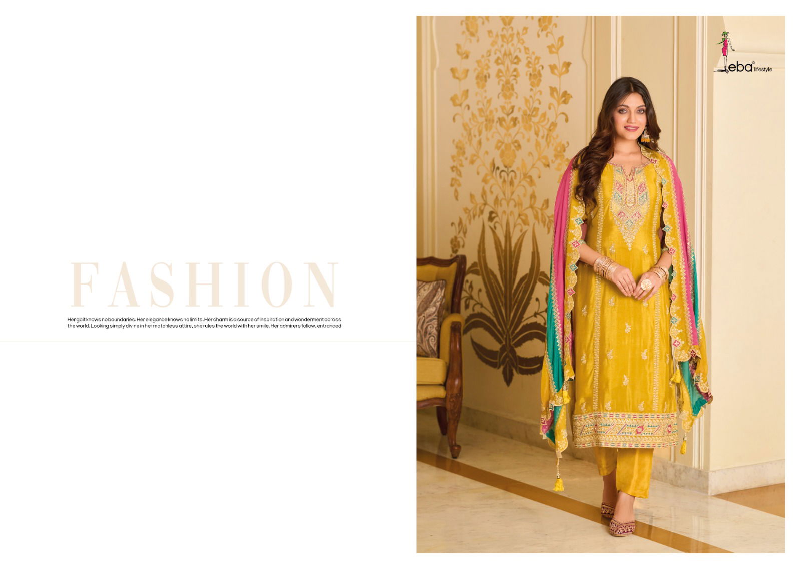 Yasmin By Eba Lifestyle 1653 To 1654 Series Wholesale Readymade Suits Suppliers in Mumbai