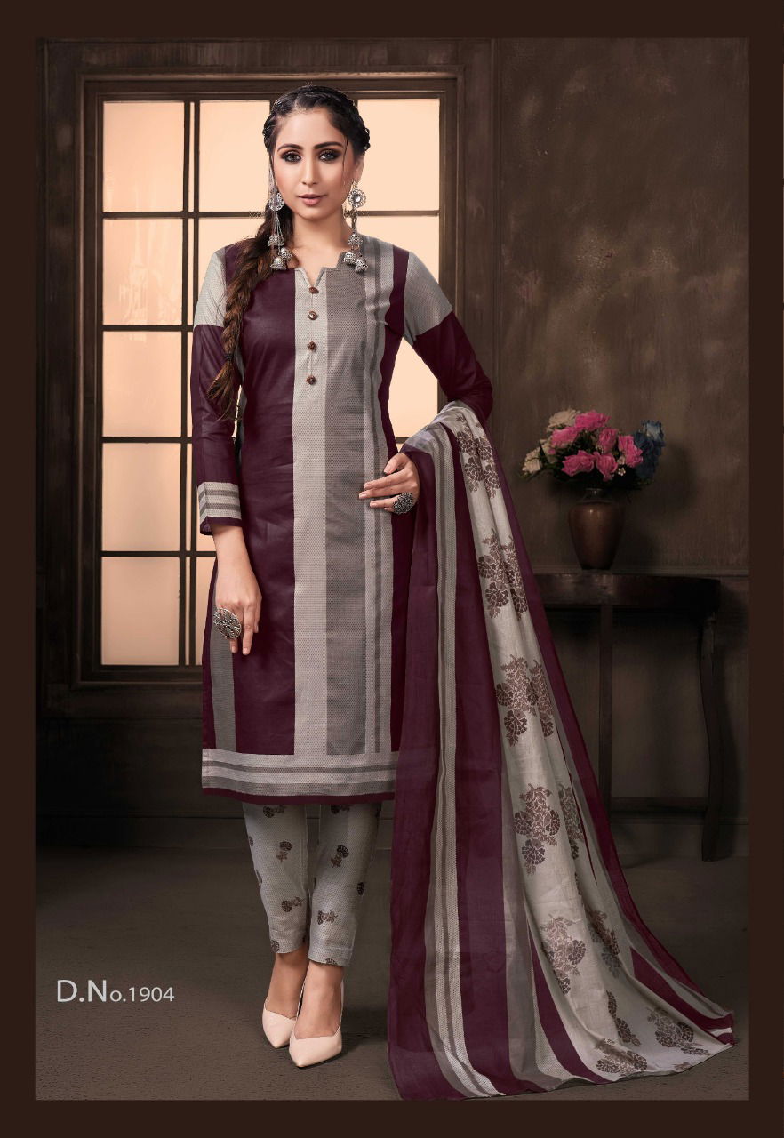 Sc Three Star vol 19 New Exclusive Cotton Printed Casual Wear Dress Material Collection 