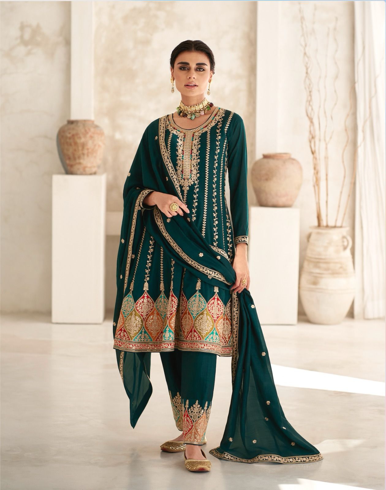 Aashirwad Gulkand Romani Patiyala Designer Salwar Kameez Catalog