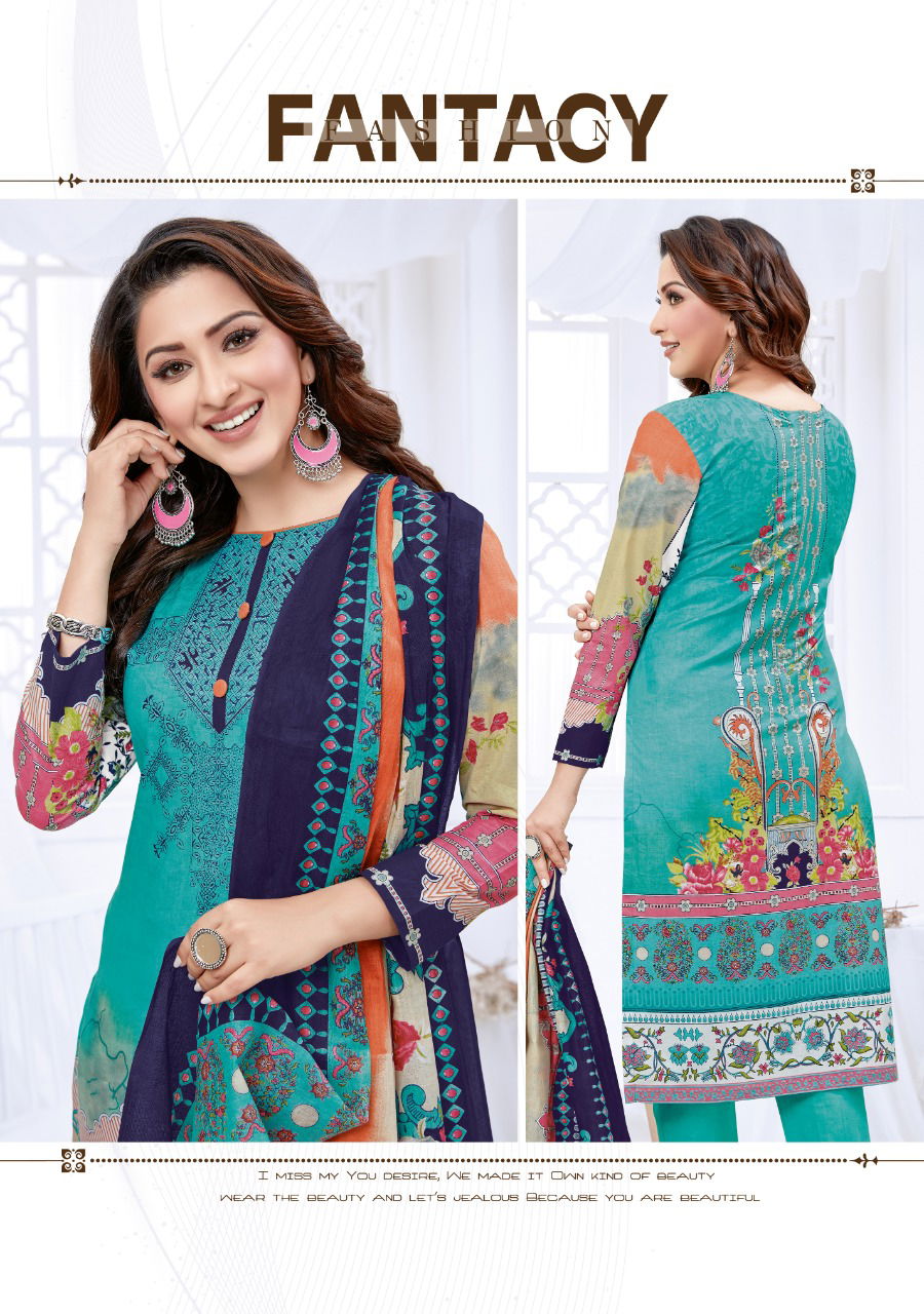 Mishri Moontaz 9 Latest Fancy Heavy Regular Wear Pure Cotton Karachi Dress Materials Collection
