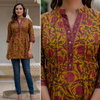 Naisha K 329 Cotton Printex Border Shorts Tops Best Wholesale Shop In Surat