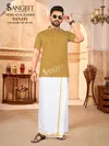 Sangeet Sanjay Semi Silk Mens Shirt Wholesale Clothing Suppliers In India
