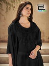 Black Cloud By Blue Hills Rayon Kurti With Bottom Dupatta Wholesale Price In Surat
