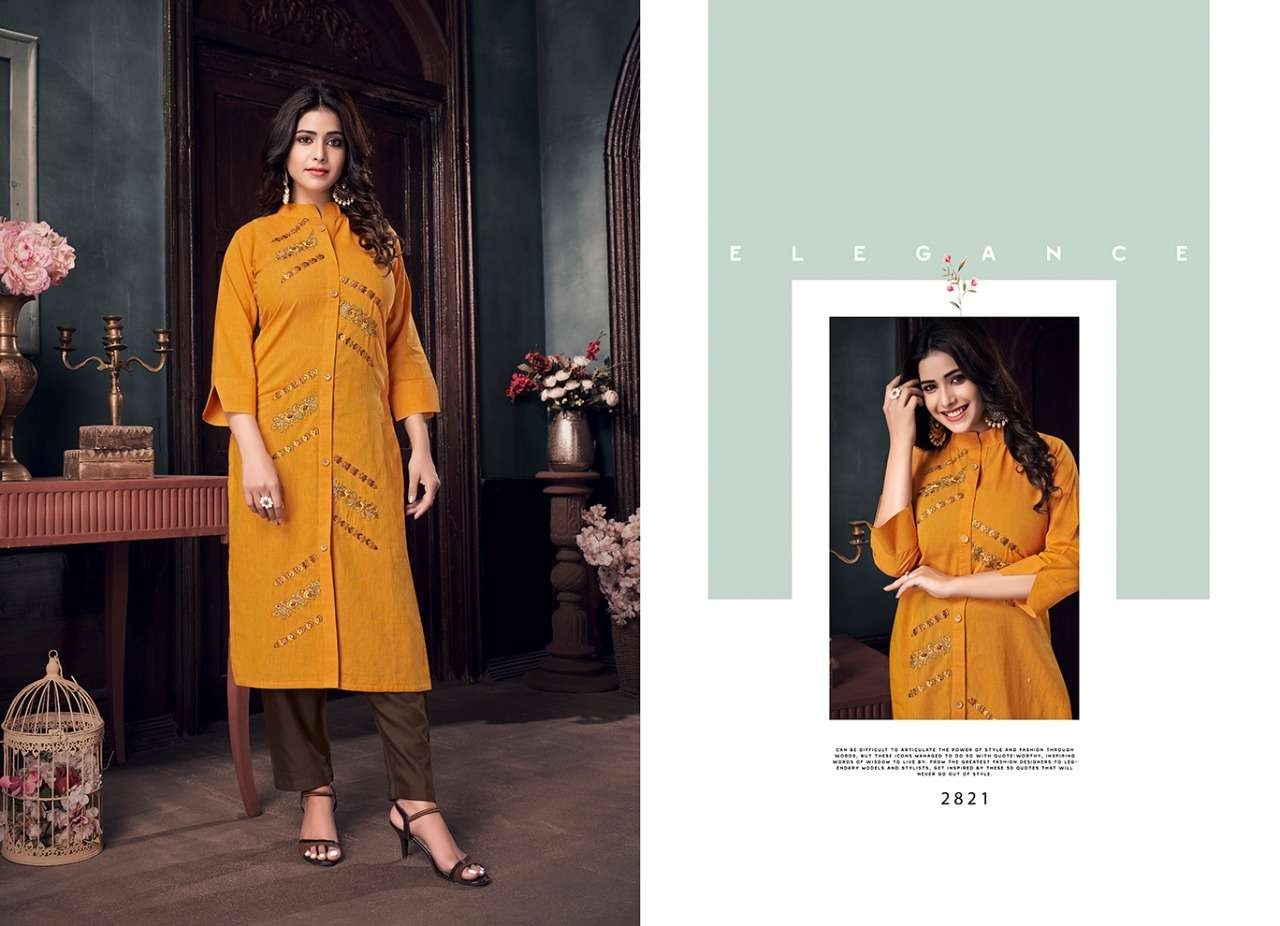 Rangoon Maria Latest Fancy festive Wear Designer Pure Cotton Kurti With Bottom Pant Collection
