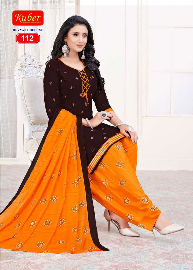 Kuber Divyani Deluxe Printed Latest Fancy Designer Regular Casual Wear Cotton Ready Made Dress Collection
