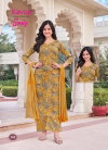 Emily Vol 3 By Kavya Capsule Foil Printed Kurti With Bottom Dupatta Wholesale Online