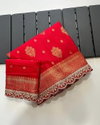 Vivera Designer Embroidery Lace Border Wedding Sarees Wholesale Shop In Surat

