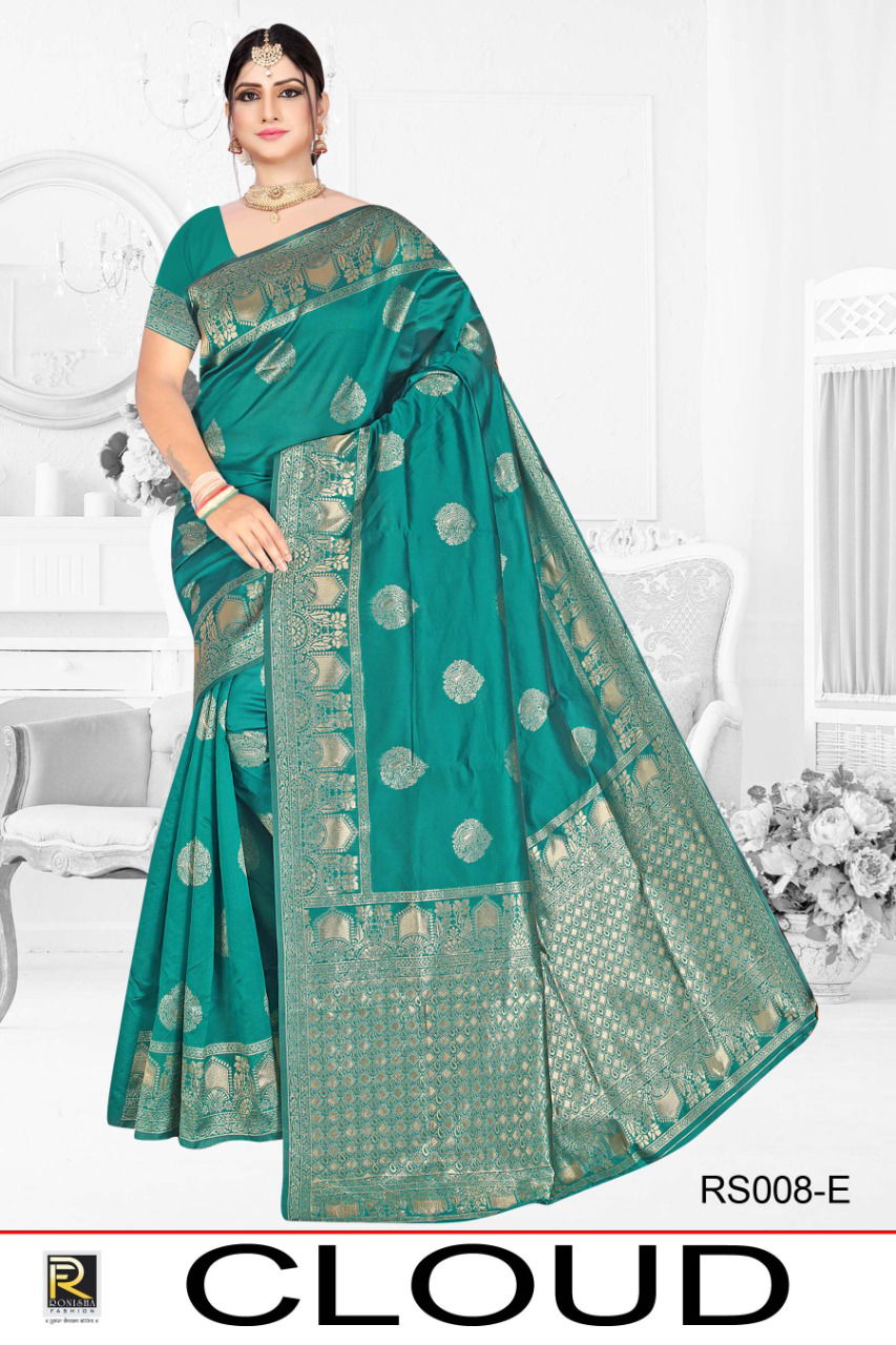 Ronisha Cloud 2 Fancy Festive Wear Silk Designer Saree Collection
