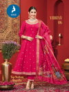 Vidhya By Kaya Roman Silk Anarkali Kurtis Wholesale Distributors In India