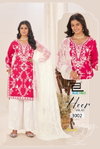 Heer Vol 3 By Blue Hills Rayon Embroidery Kurti With Bottom Dupatta Wholesale Online