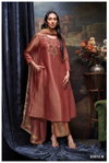 Amayra 3052 By Ganga Bemberg Jari Embroidery Dress Material Online Wholesale