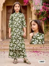Ladki Kids Liva Rayon Printed Kurti With Bottom