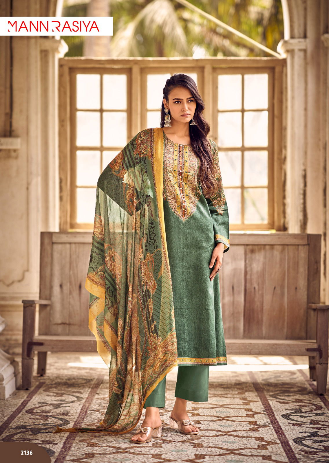 Phulkari By Mannrasiya Jam Cotton Printed Salwar Kameez Exporters In India