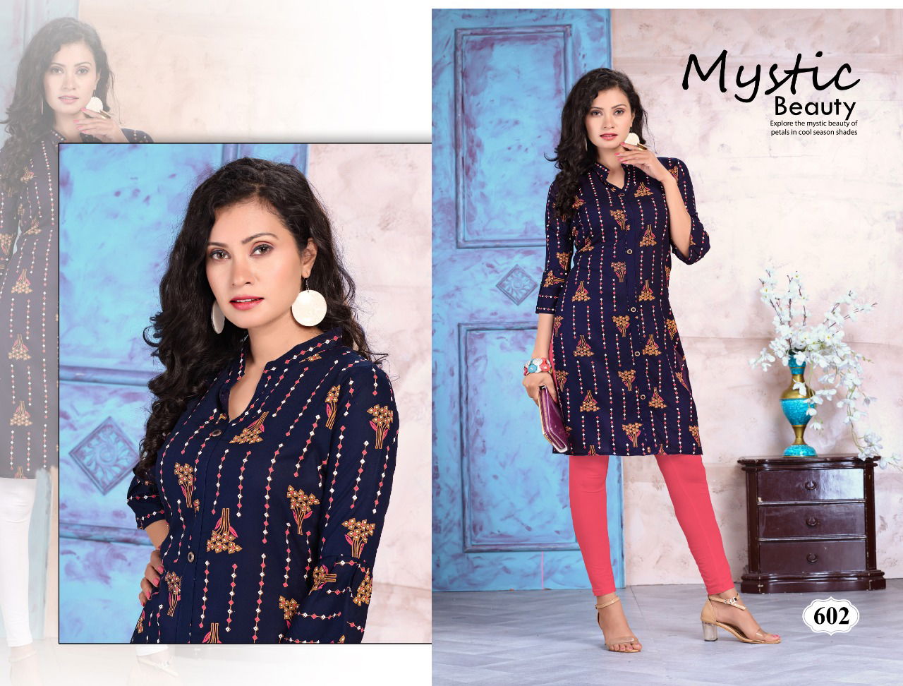 Trendy Heaven 3 Latest Fancy Designer Casual Regular Wear Rayon Printed Kurtis Collection
