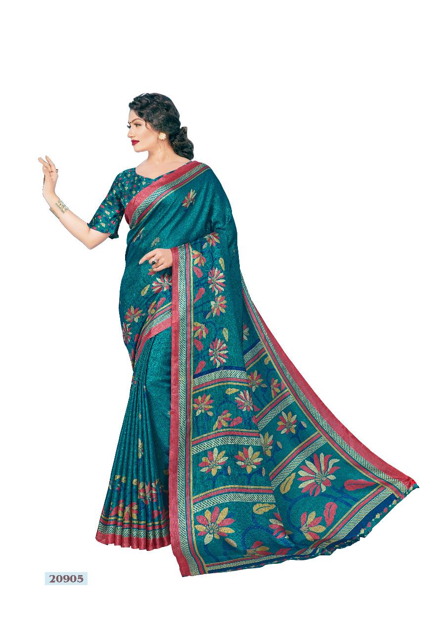 Mintorsi Mysore Silk With Exclusive Print Designer Sarees Collection