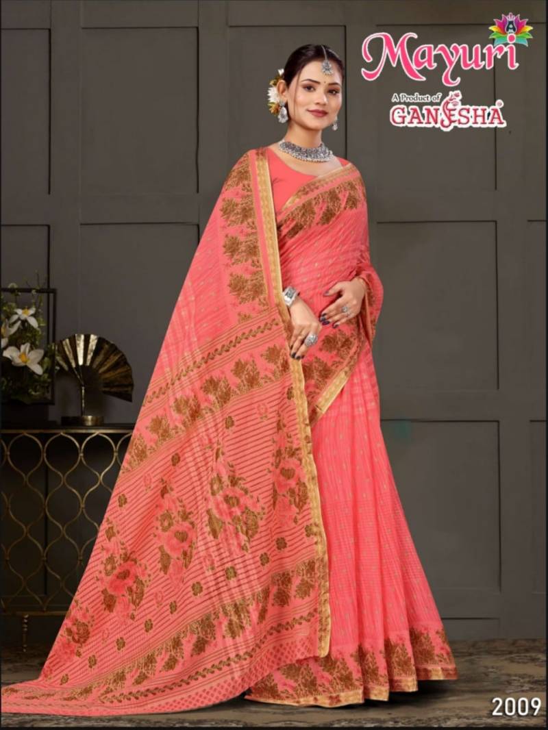 Mayuri Vol 2 By Ganesha Cotton Printed Casual Wear Saree Wholesale Market In Surat