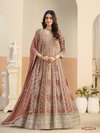 Aanaya Vol 243 By Dani Faux Georgette Gown With Dupatta Suppliers In India