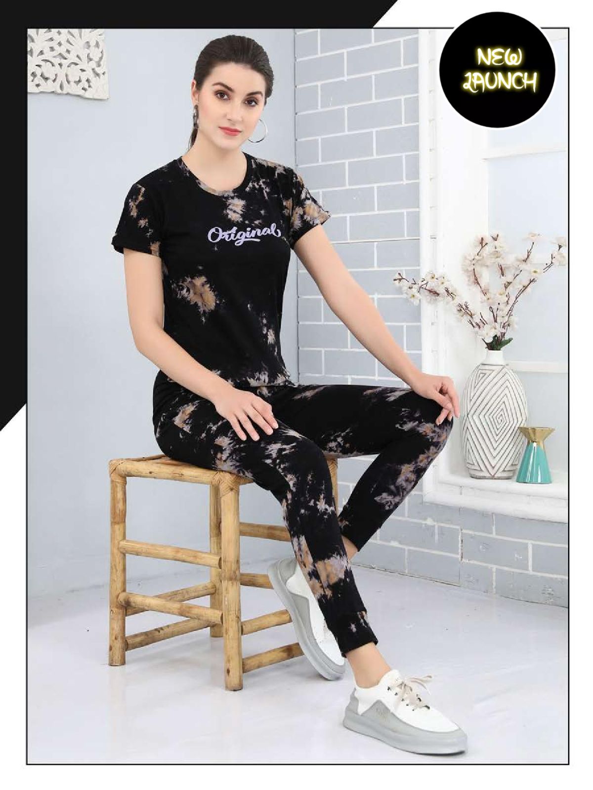 Summer Special Vol D308 Tie Die Printed Night Suit Collection
