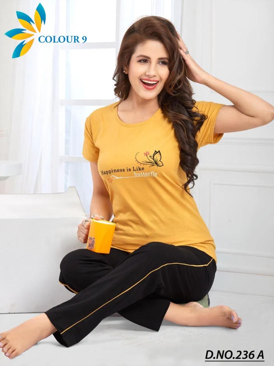 Colour 9 Latest Hosiery Cotton Night Suit Collection 