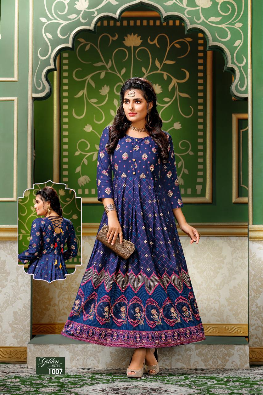 Fashion Talk Golden Series Gorgeous Designer Kurtis Collection
